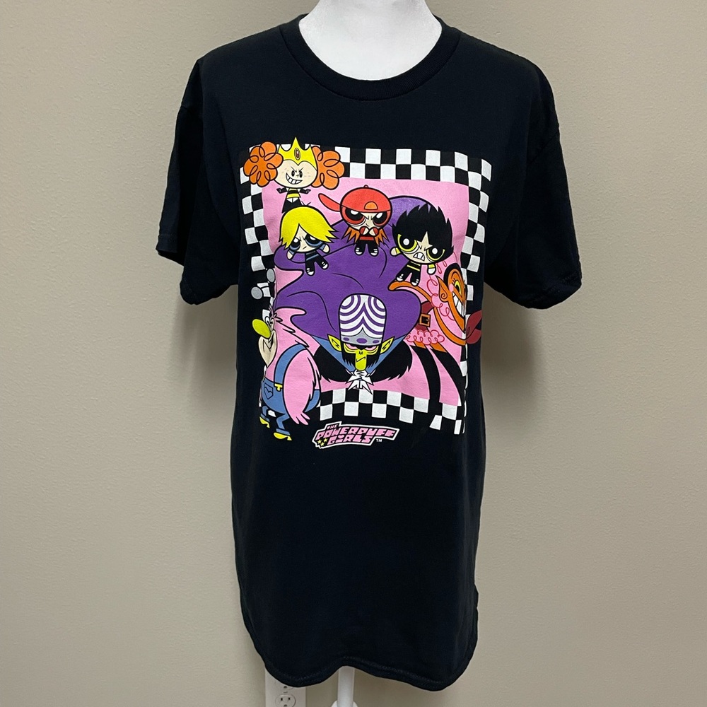 The Powerpuff Girls Villains Black Graphic T-Shirt